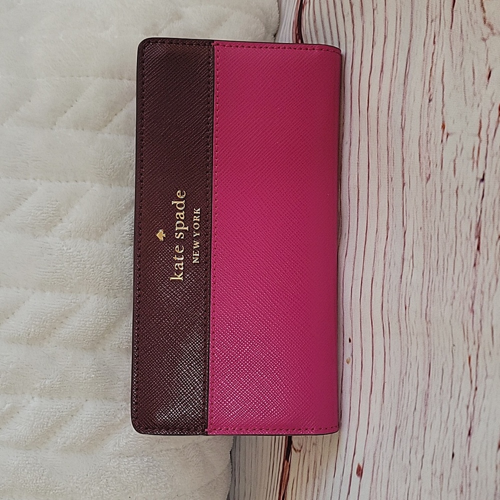 Kate Spade Fuchsia and burgundy Wallet